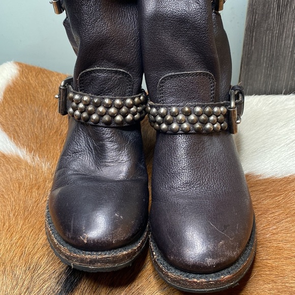 Womens ash leather moto boots size 37 check them out very nice thanks 🙏 - Picture 2 of 9